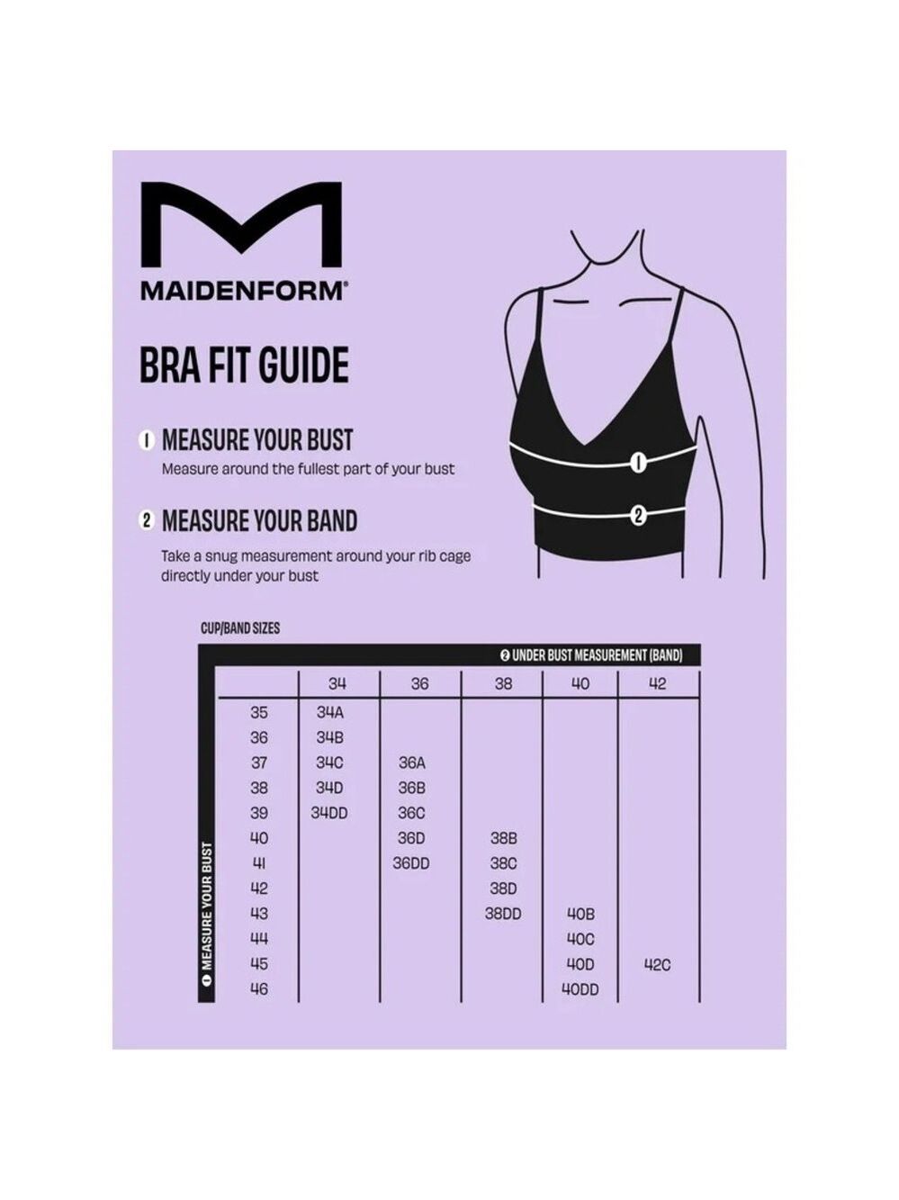 Maidenform Basically Sexy Full Coverage Strapless Convertible Bra size 38D - Picture 6 of 13